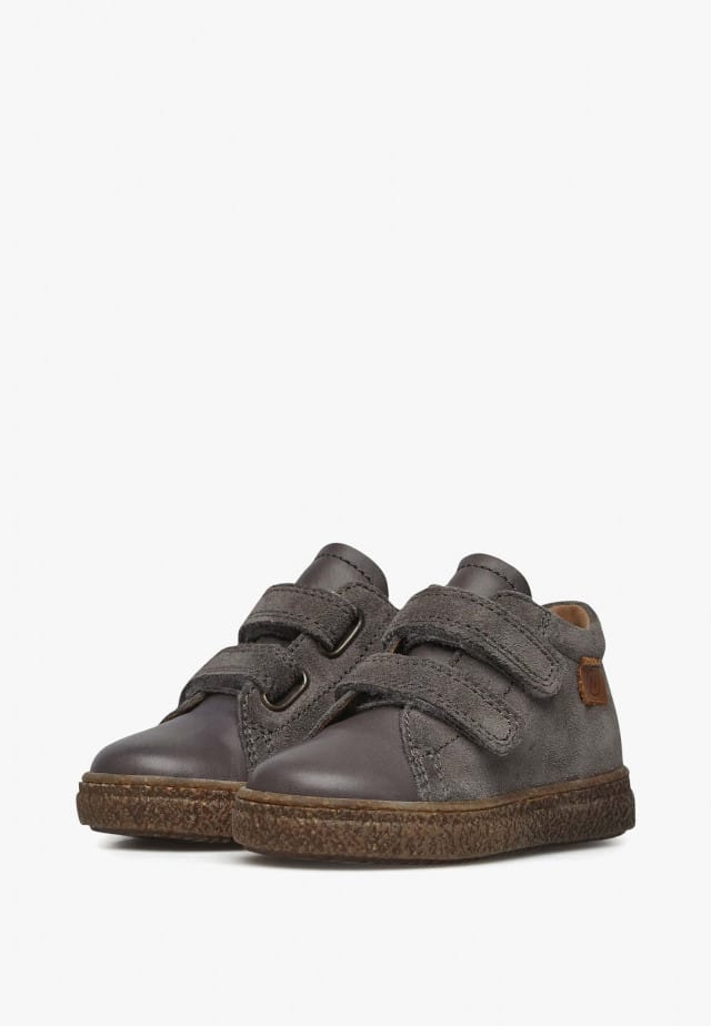 NATURINO ALBUS VLSneakers aus Nappa- und Veloursleder, Anthrazit