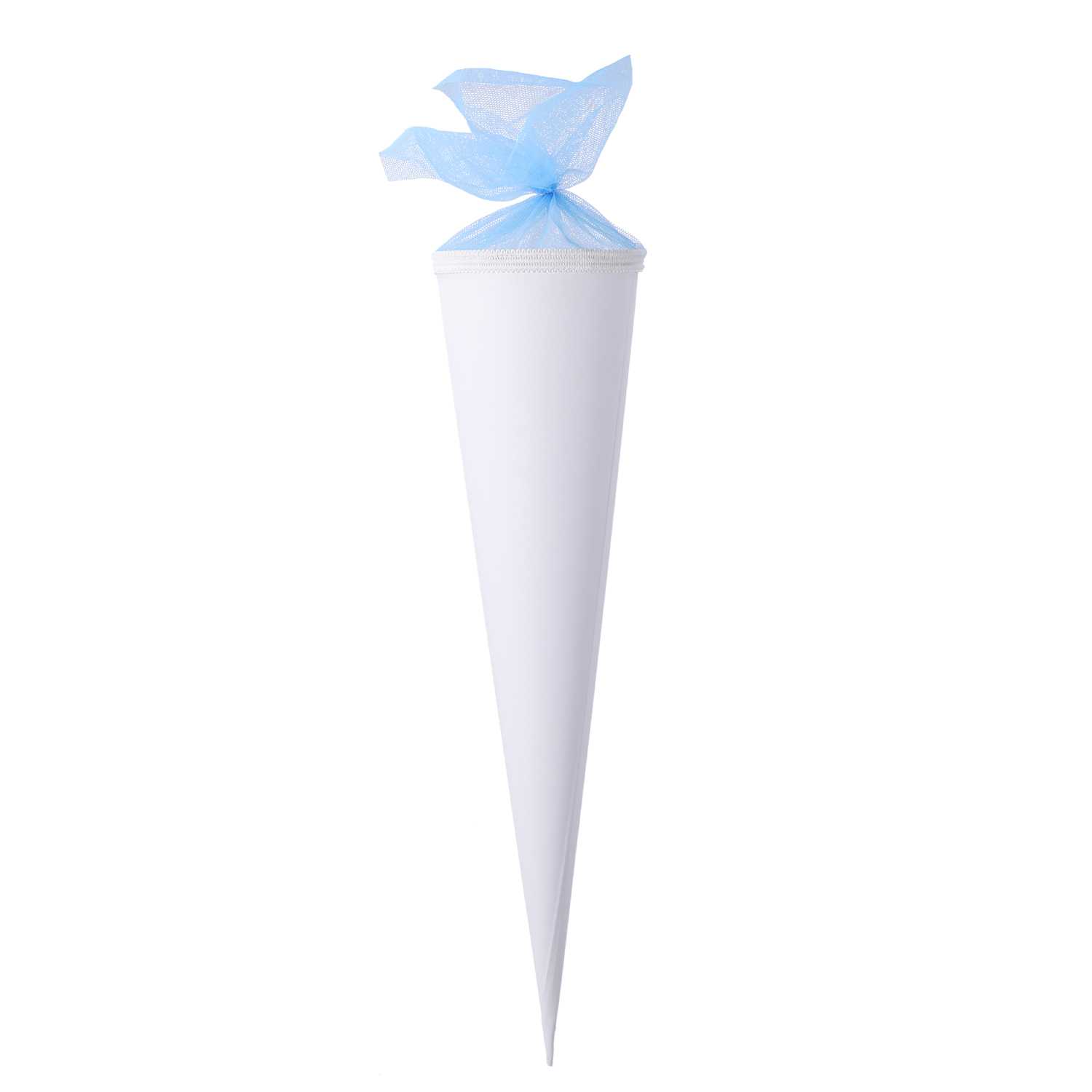 Schultüte blanko zum Selbstgestalten 50 cm rund 4fach