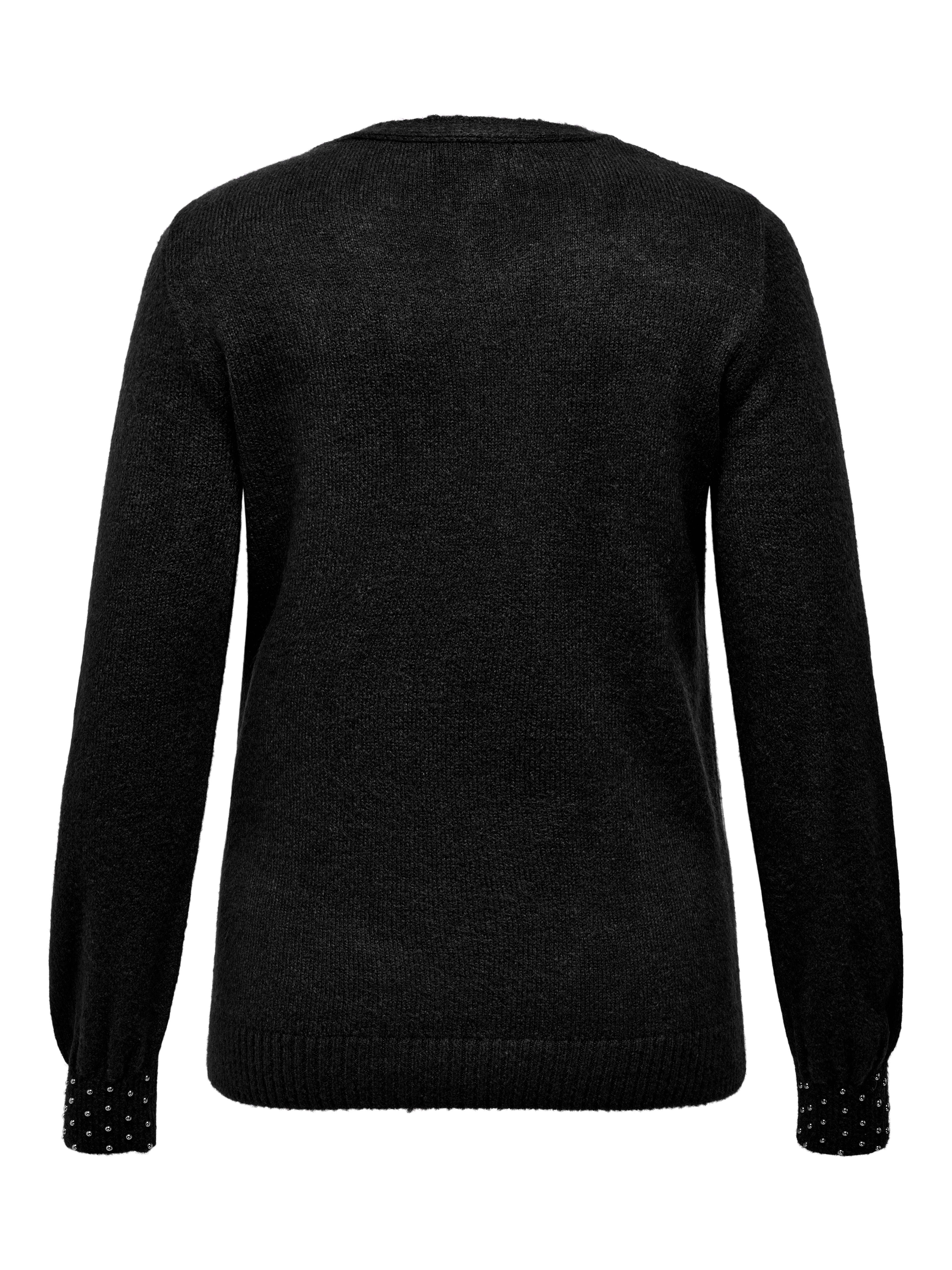 CARALESSIA Strickpullover Black