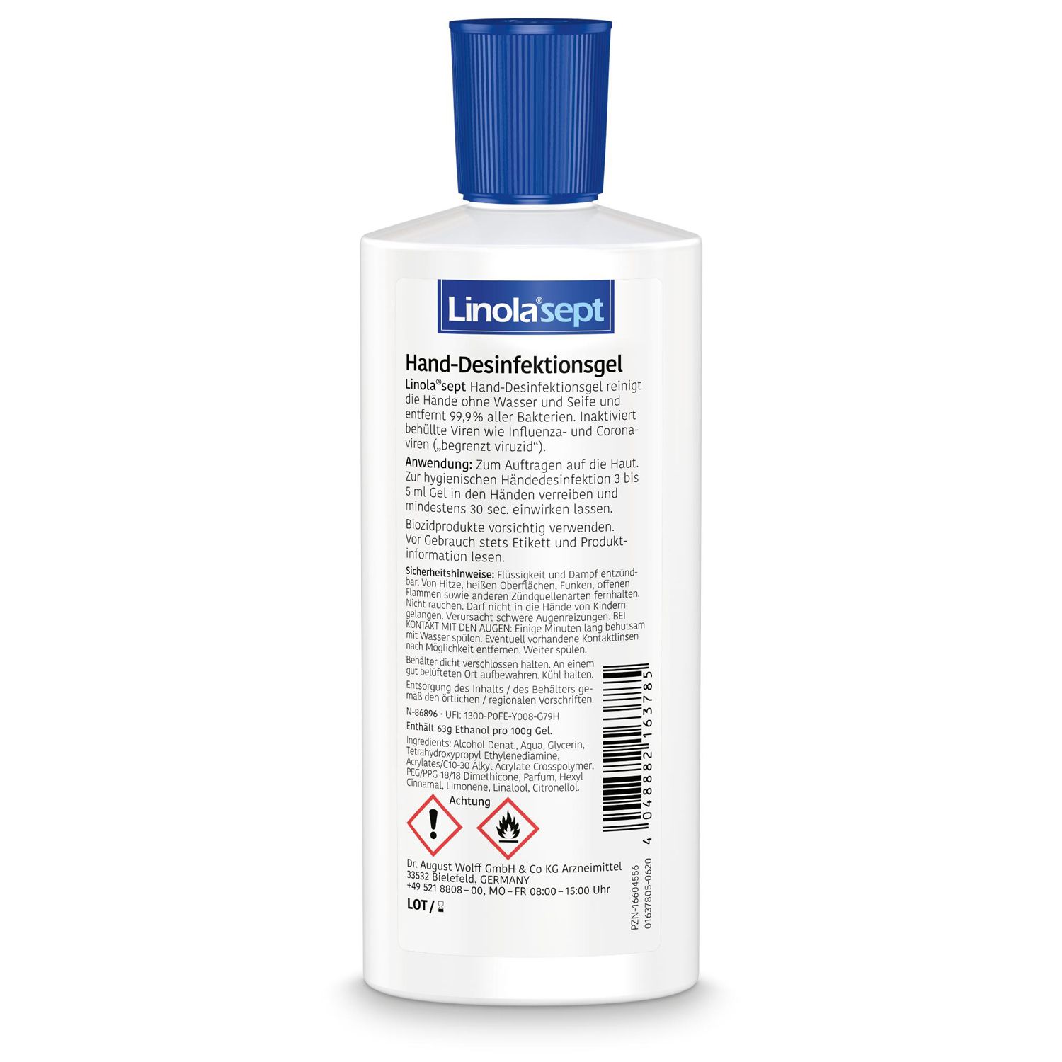 Linola® sept Hand-Desinfektionsgel - Desinfektionsmittel für die Hände