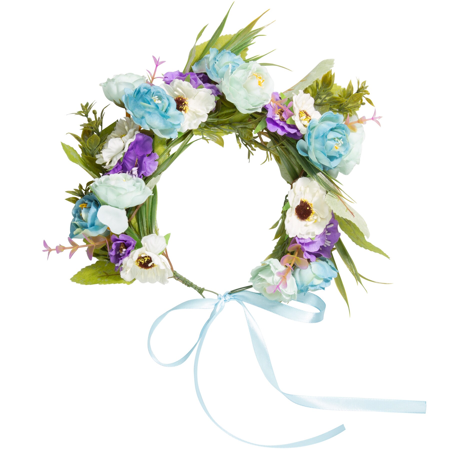 tectake® Blumenkranz Frühlingswiese