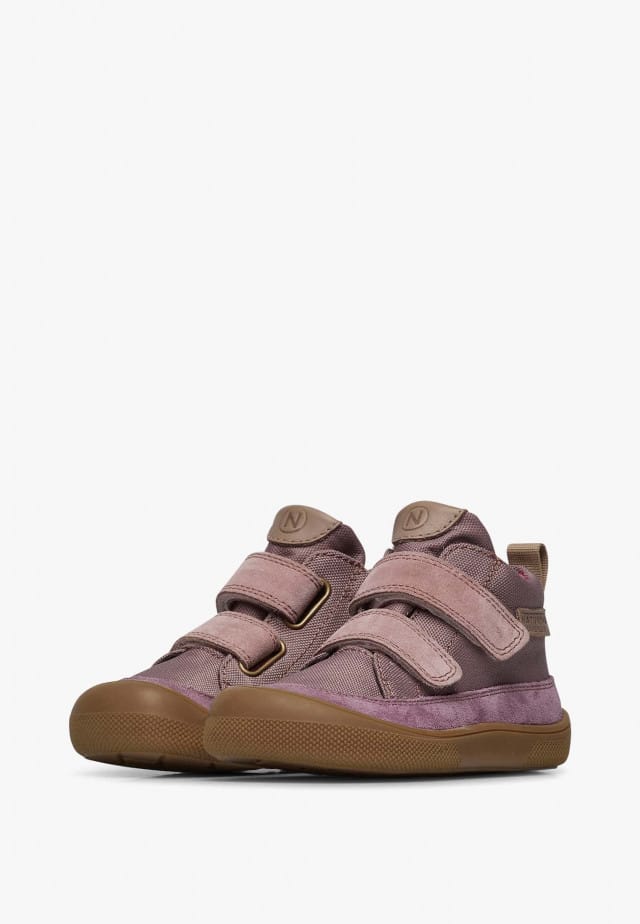 BAREFOOT NUPTY WPBarfuß hohe Sneakers aus Leder und Gewebe, Rosa