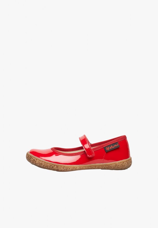 NATURINO PAVIABallerinas mit Riemchen aus Lackleder, Rot