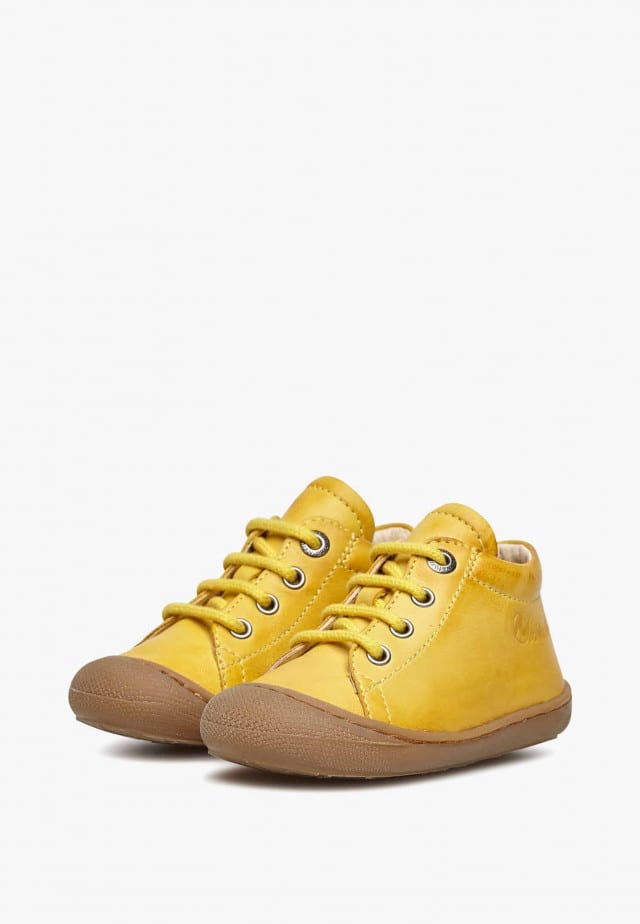 NATURINO COCOONLauflernschuhe aus Nappaleder, Gelb