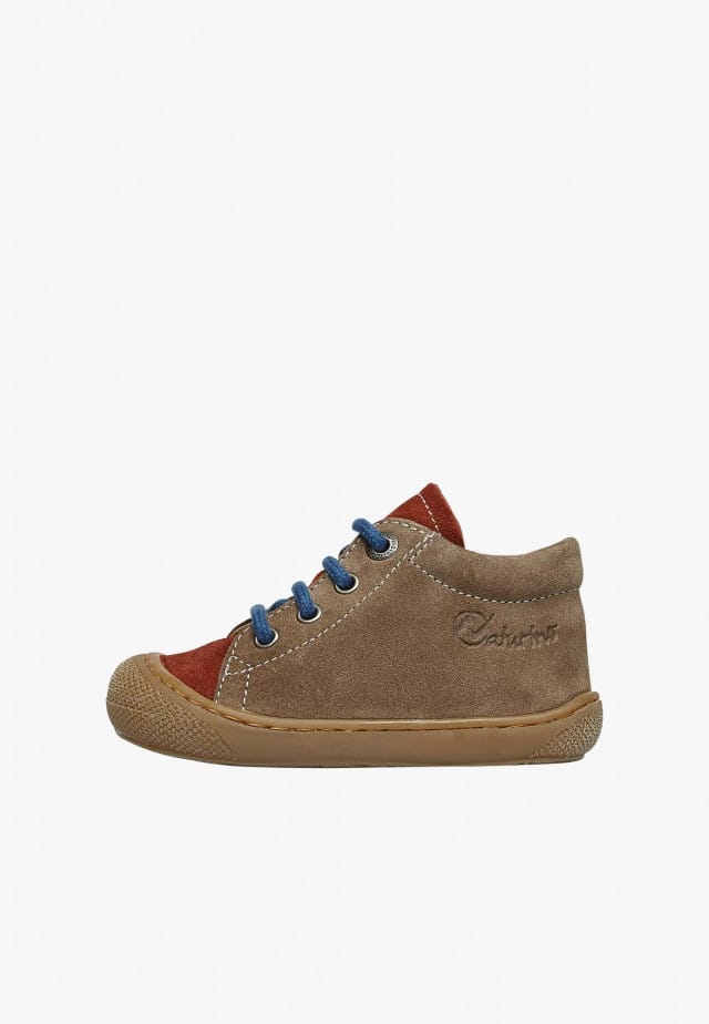 NATURINO COCOONLauflernschuhe aus Veloursleder, Hellbraun