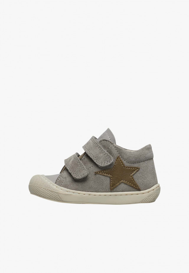 NATURINO KOLDE VLLauflernschuhe aus Leder und Veloursleder, Anthrazit