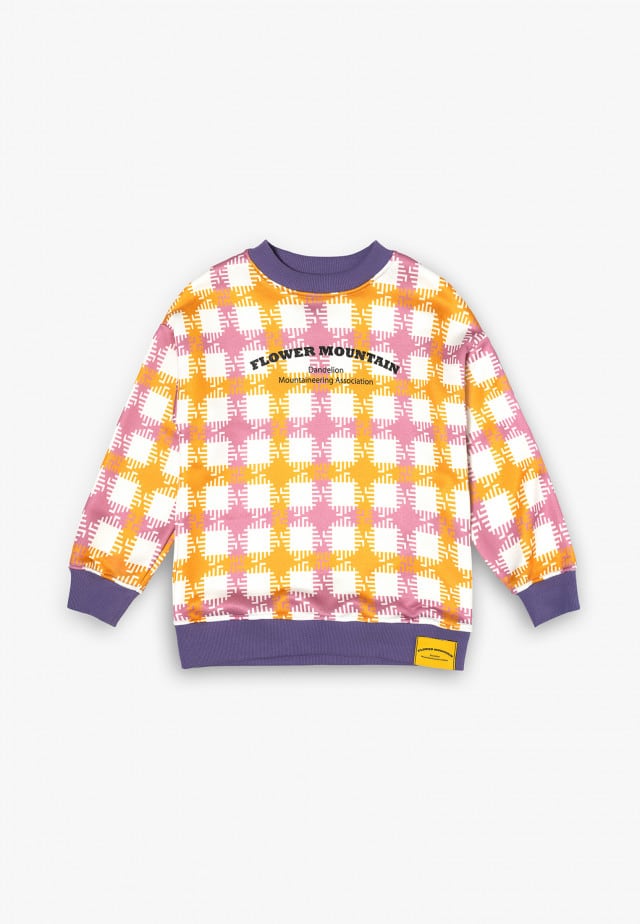 YORISweatshirt, Rosa-Weiß
