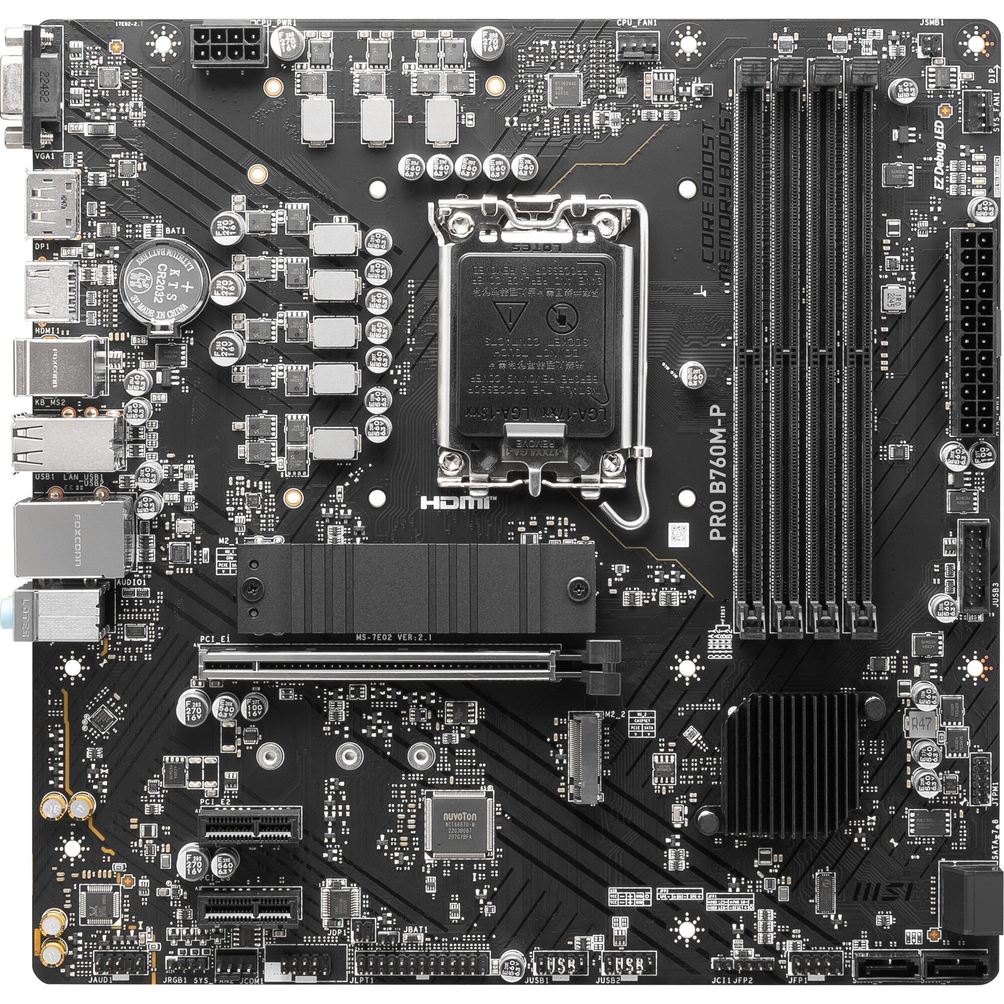 MSI Mainboard PRO B760M-P