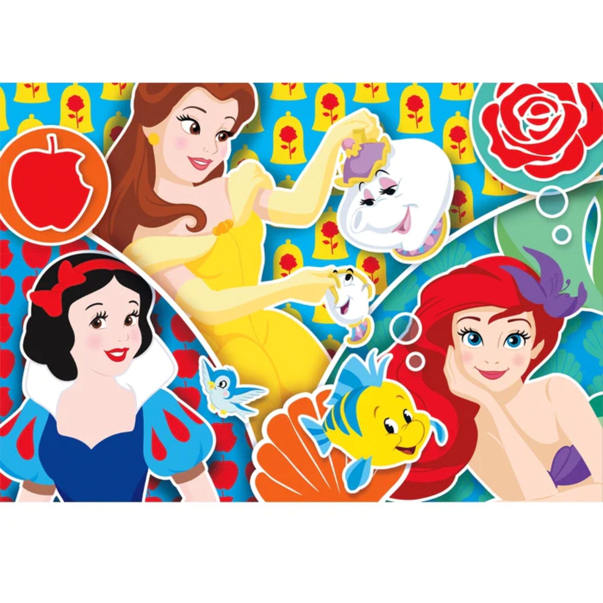 Clementoni Puzzle Kinderpuzzle Supercolor - Disney Prinzessinnen
