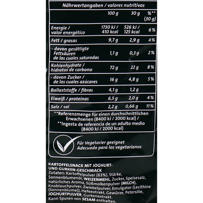 Chips Cracker Joghurt Gurke Style, 12er Pack, 12 x 90g von Funny Frisch