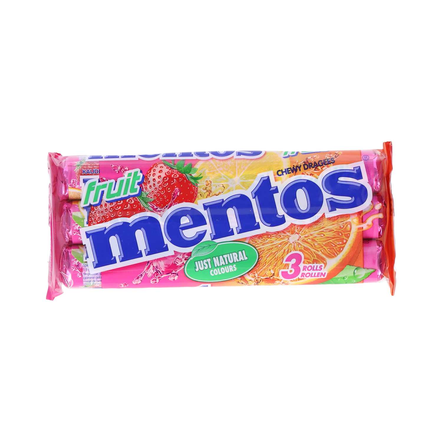 Mentos fruit Kaudragees 3er 114 g