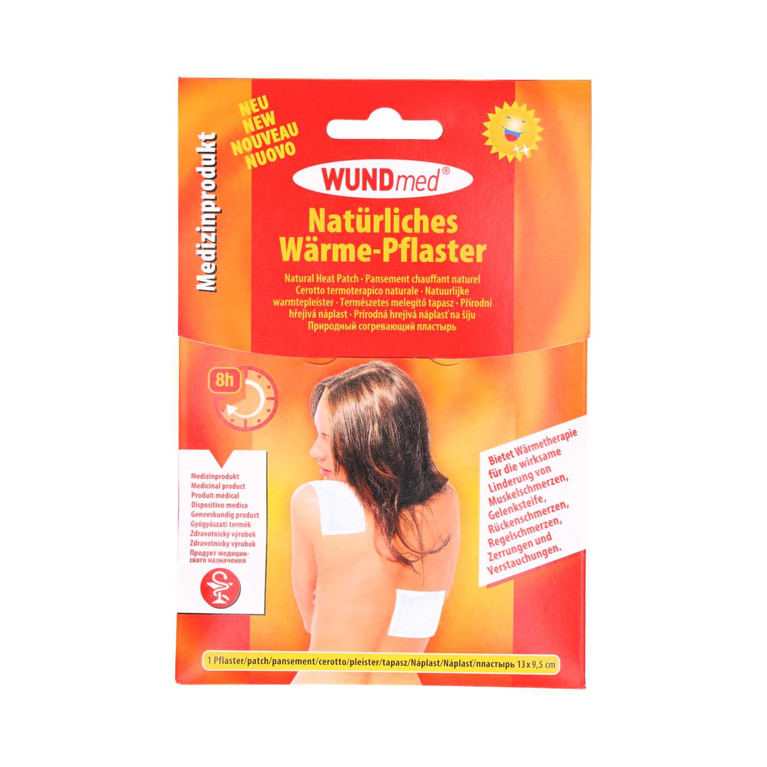 WUNDmed® Natürliches Wärme-Pflaster 13 x 9,5 cm