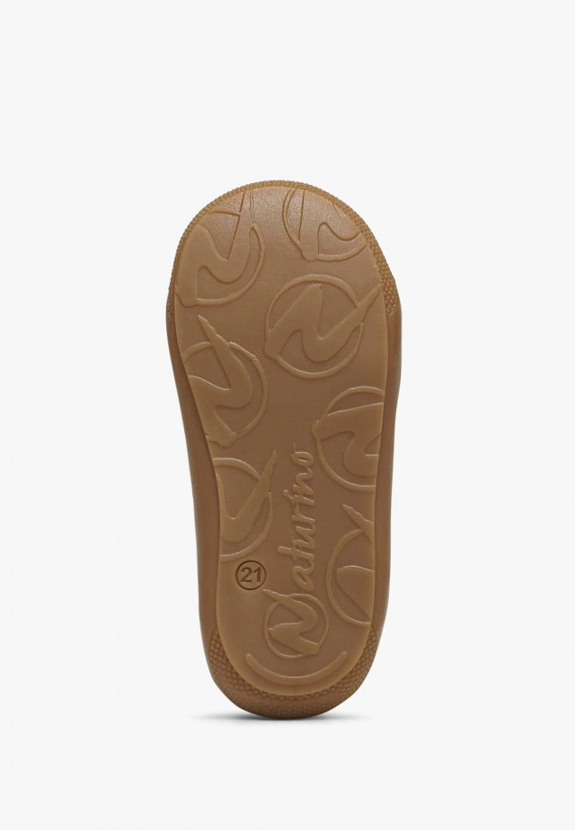 NATURINO COCOON VLLauflernschuhe aus Nappaleder mit Wollfutter, Dunkelrot