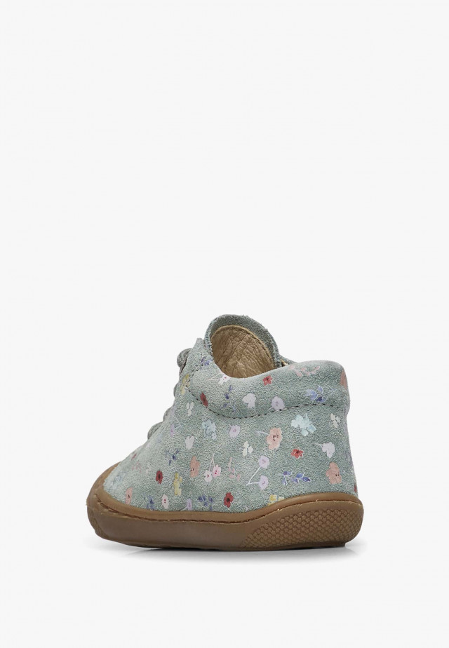 NATURINO COCOONLauflernschuhe aus Veloursleder, Salbei