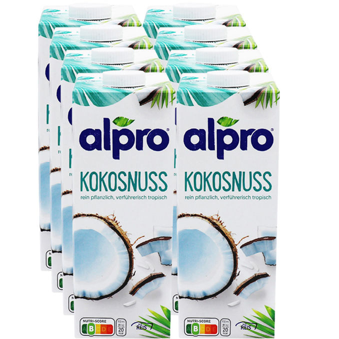 Kokosnussdrink Original, 8er Pack , 8x1L von ALPRO
