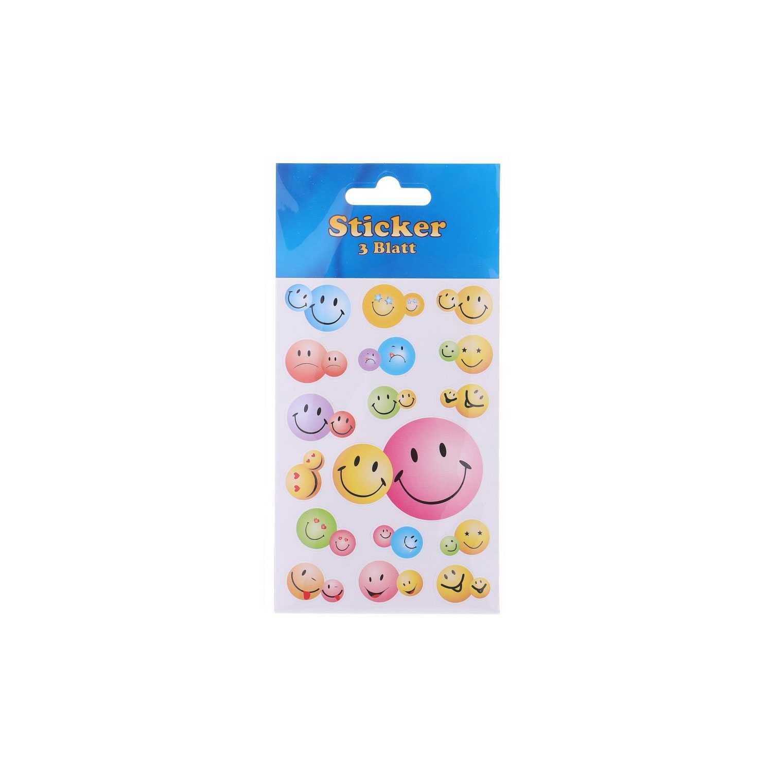 Herma Sticker Smiley 8,5 x 16 cm 3 Blatt 6fach