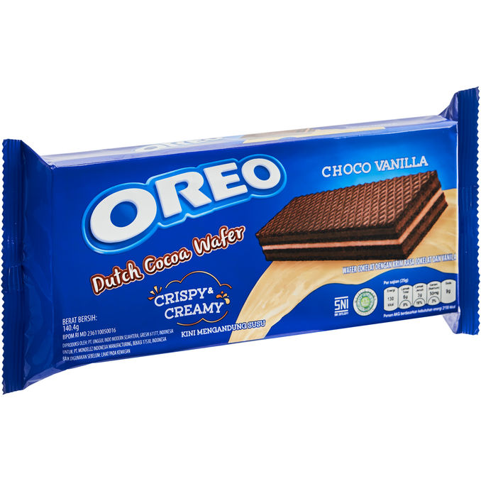 Oreo Wafer Choco Vanilla, 117g von Oreo