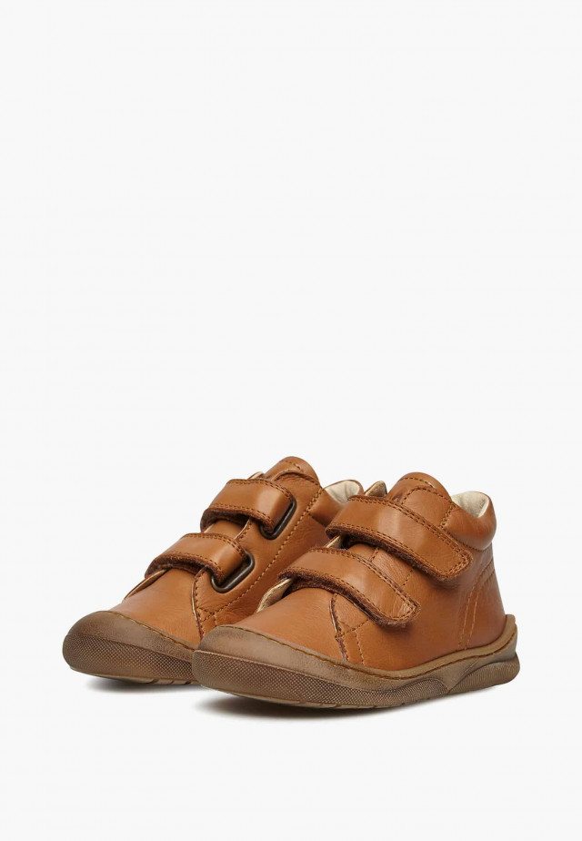 NATURINO NIREZ VLKnöchelhoher Schuhe mit Klettverschluss, Cognac