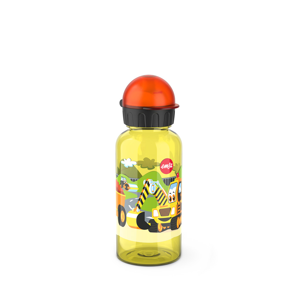 KIDS Kindertrinkflasche, Motiv: Bagger