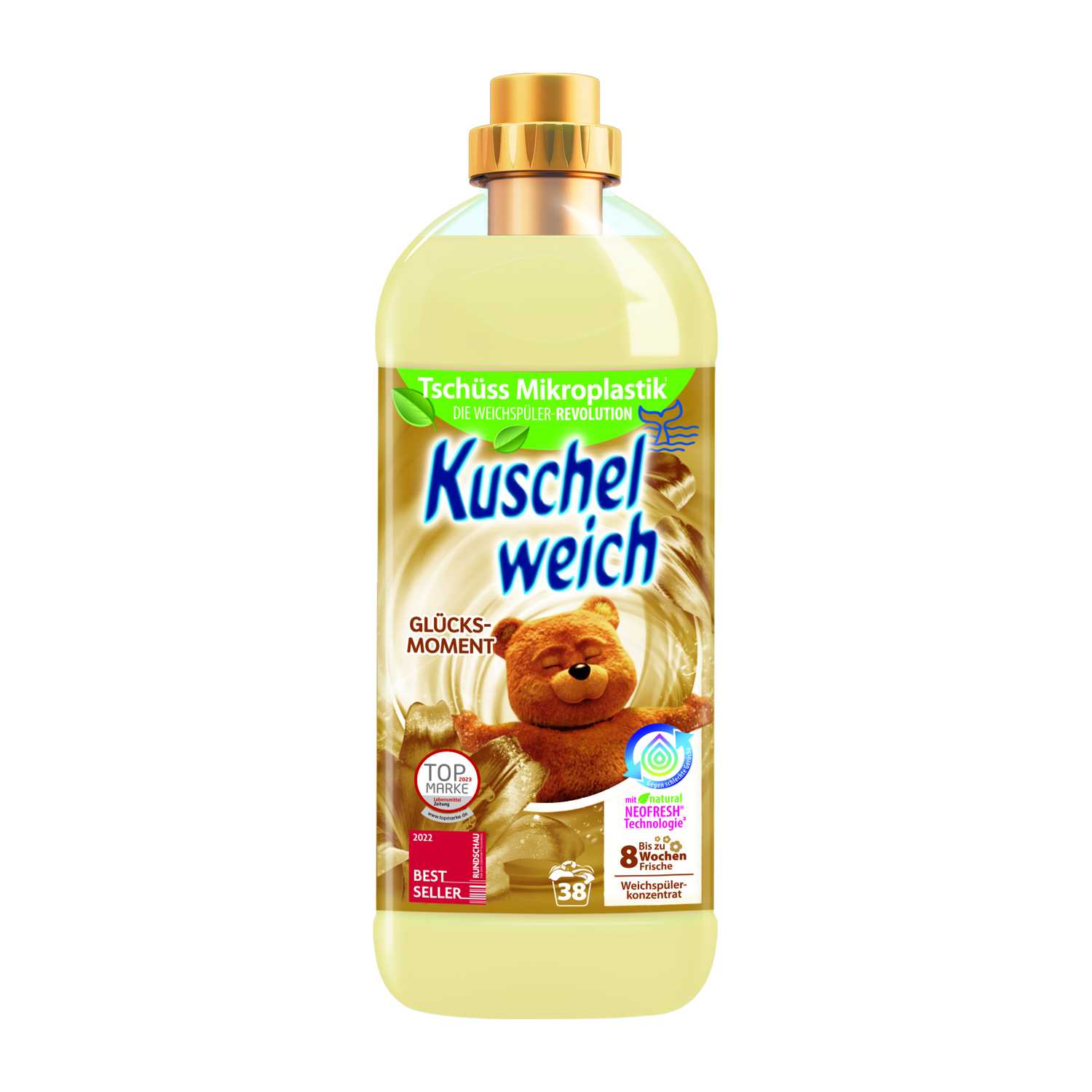 Kuschelweich Weichspüler Glücksmoment 1l 38WL