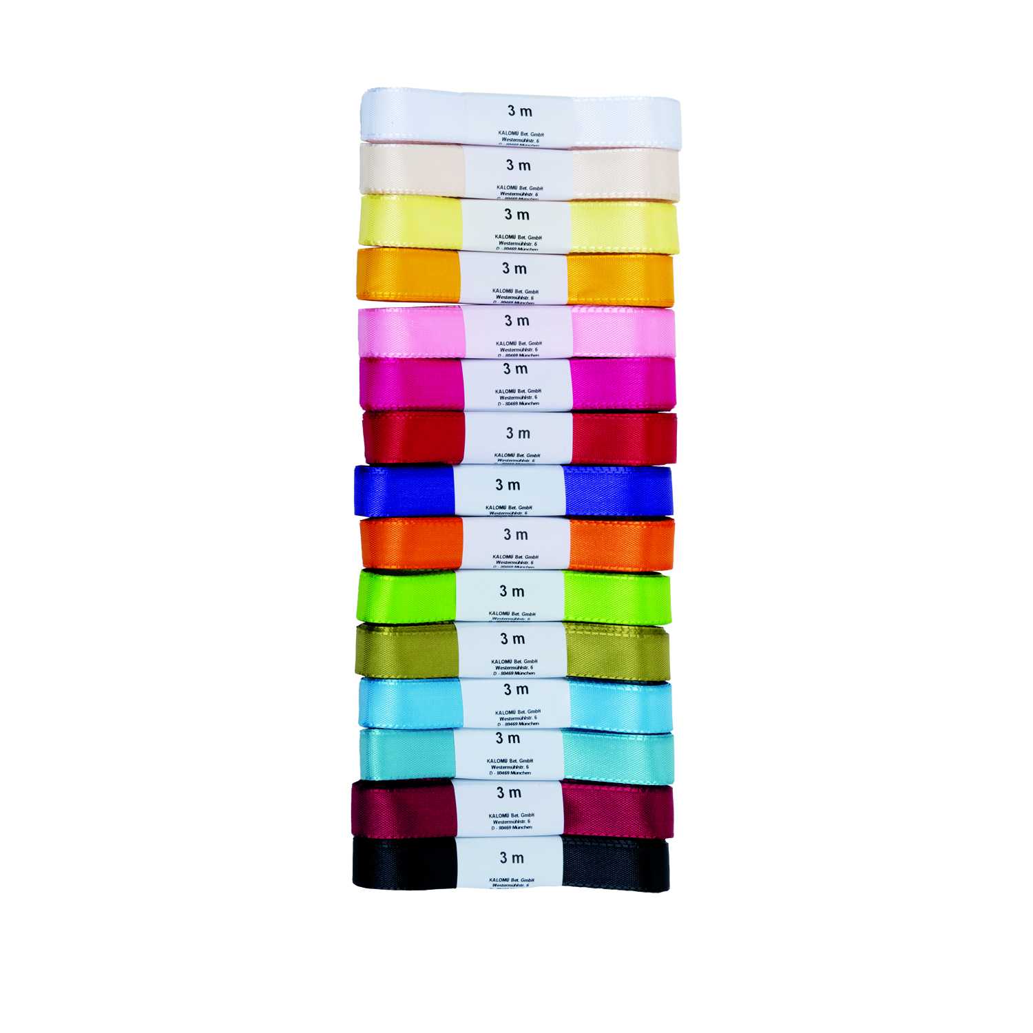 Schleifenband Strängchen, vers. Farben