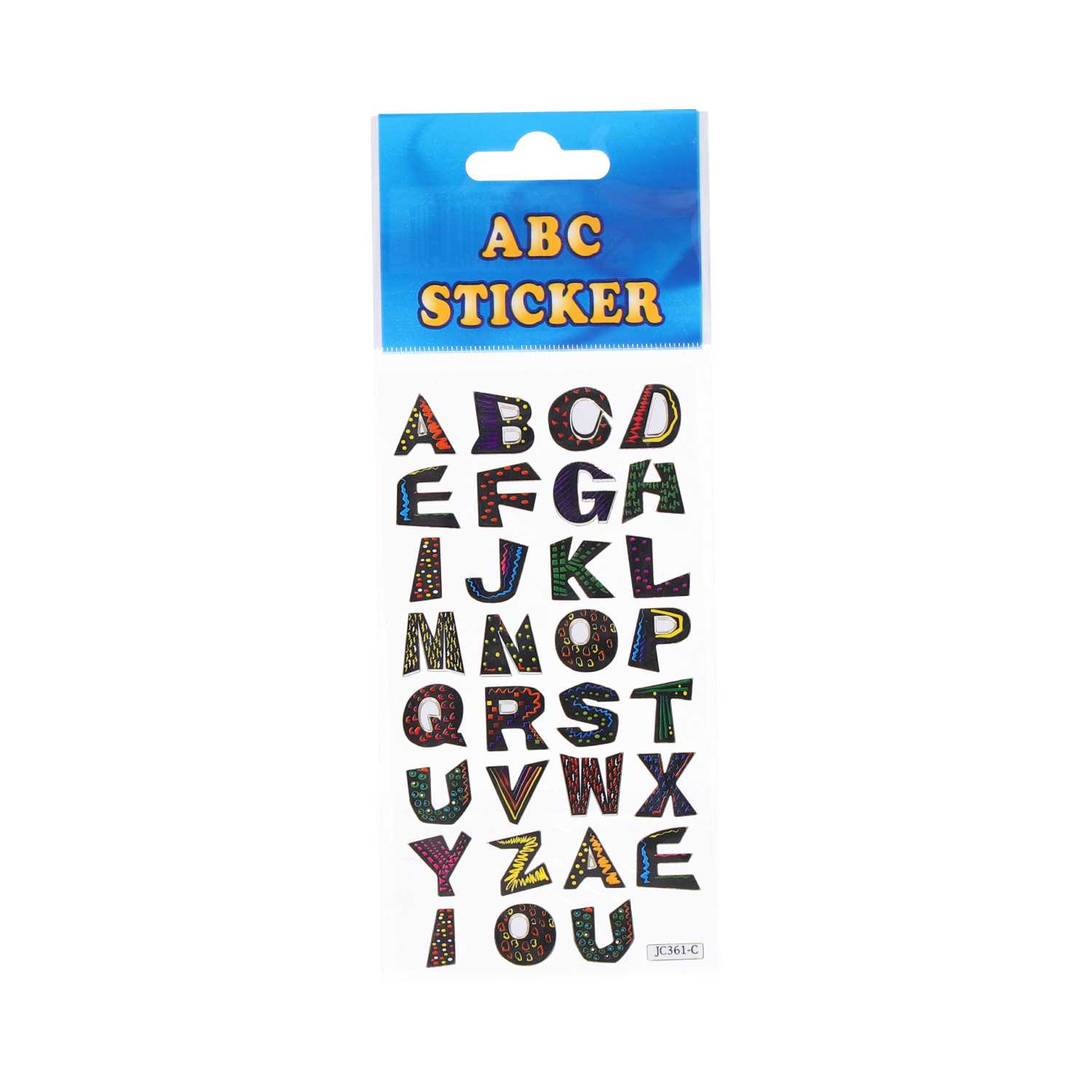 ABC-Sticker Buchstaben & Zahlen