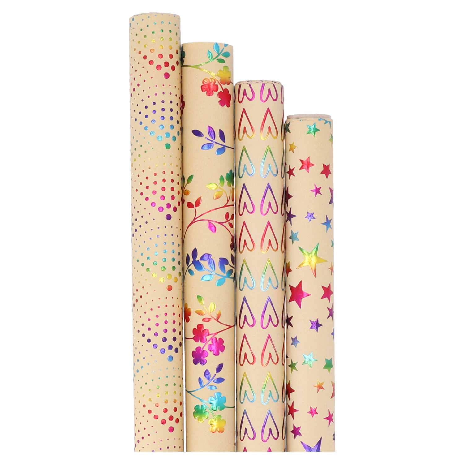 Geschenkpapier Rainbow, verschiedene Motive
