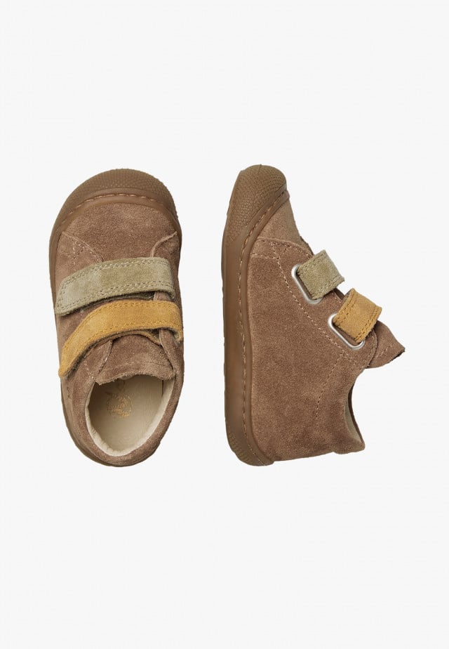 NATURINO CORKEL VLLauflernschuhe aus Veloursleder, Braun