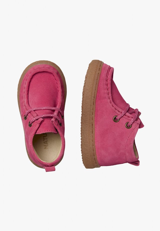 NATURINO KASDENSchuhe aus Veloursleder, Korellenrot