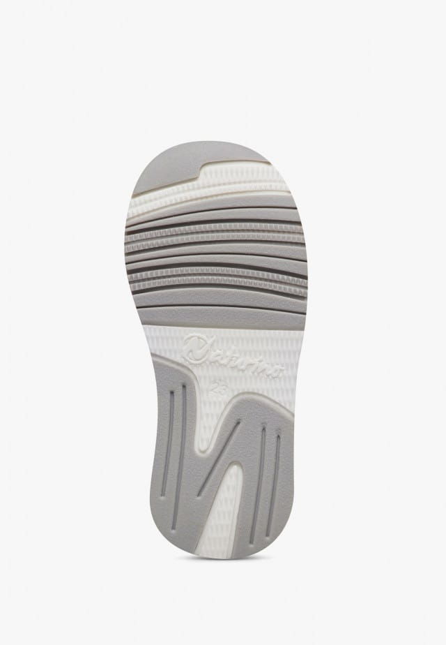 NATURINO JESKO 2 VL.Sneakers aus Veloursleder und technischem Gewebe, Platin-Puderrosa