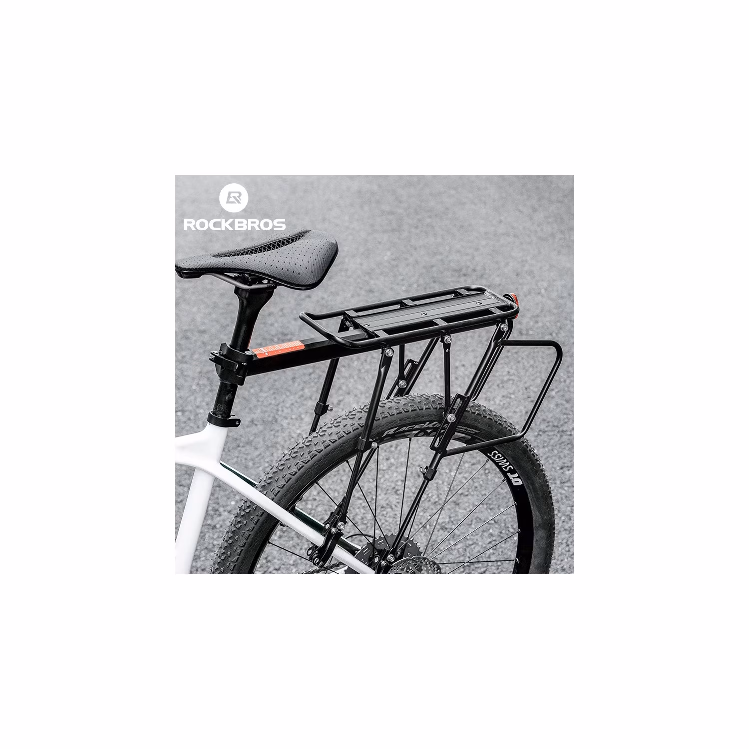 Fahrradträger mit Ablage – Schwarz - mit 25 kg Belastung
