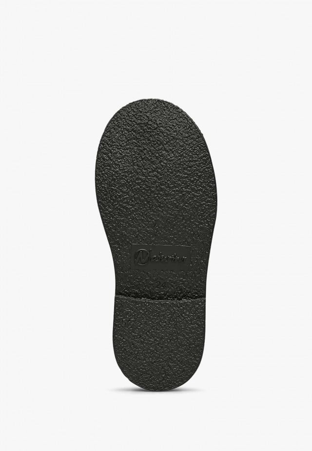NATURINO ARTHURChelsea-Boots aus Lackleder mit Reißverschluss, Schwarz