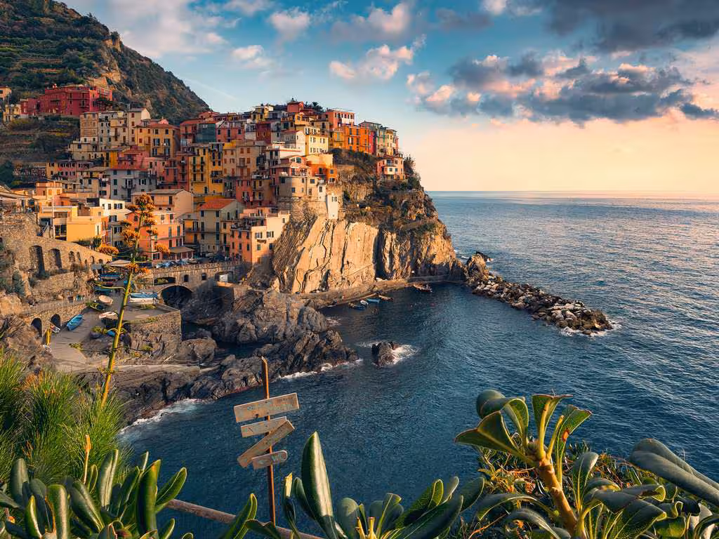Ravensburger Spiel Blick auf Cinque Terre