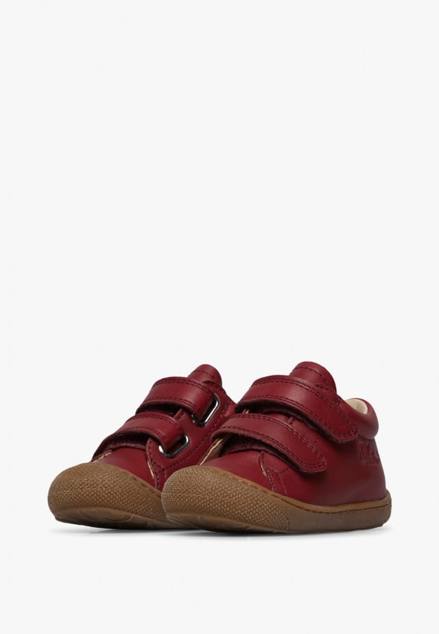 NATURINO COCOON VLLauflernschuhe aus Leder, Rot-Braun