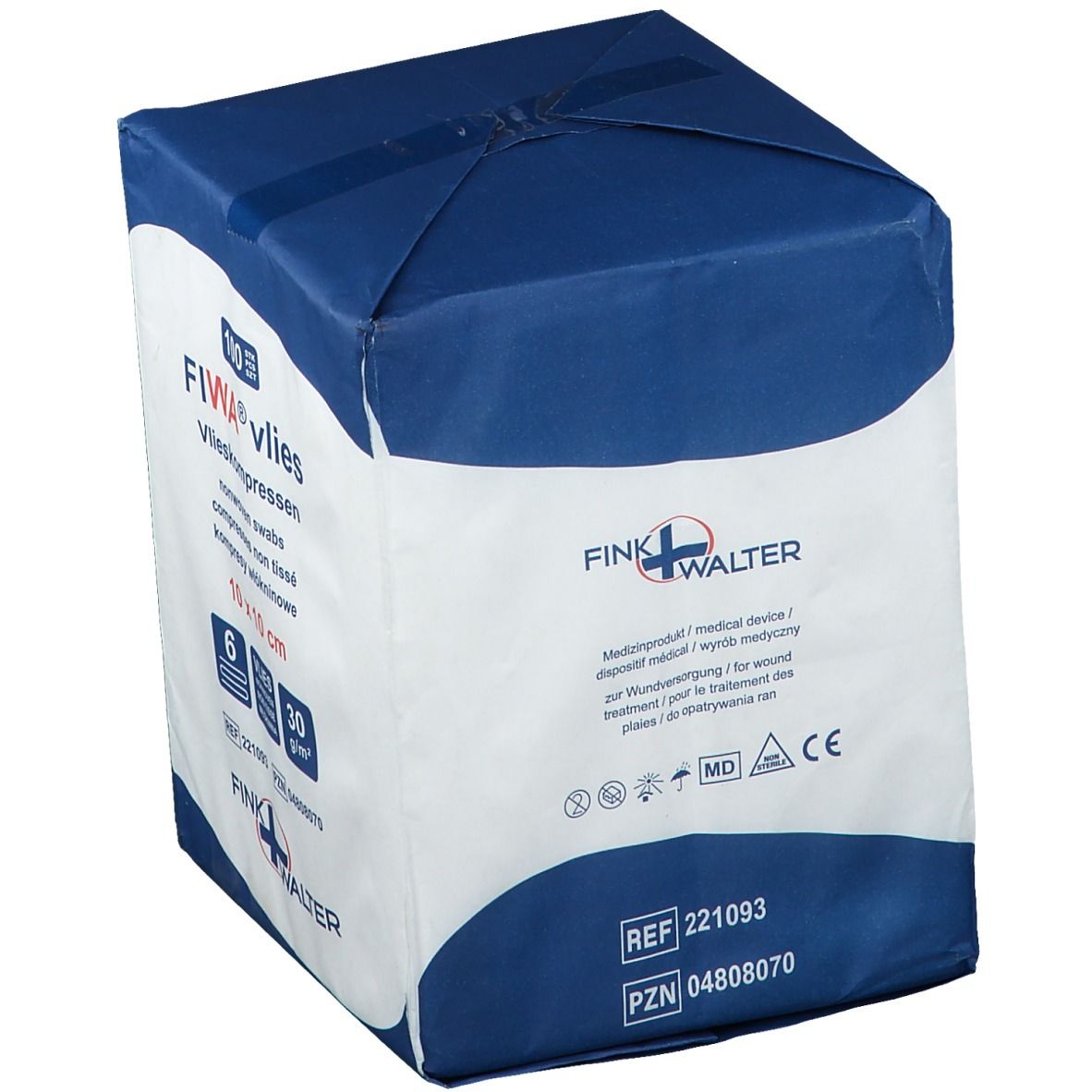 FIWA® vlies Vliesompressen 10 x 10 cm unsteril