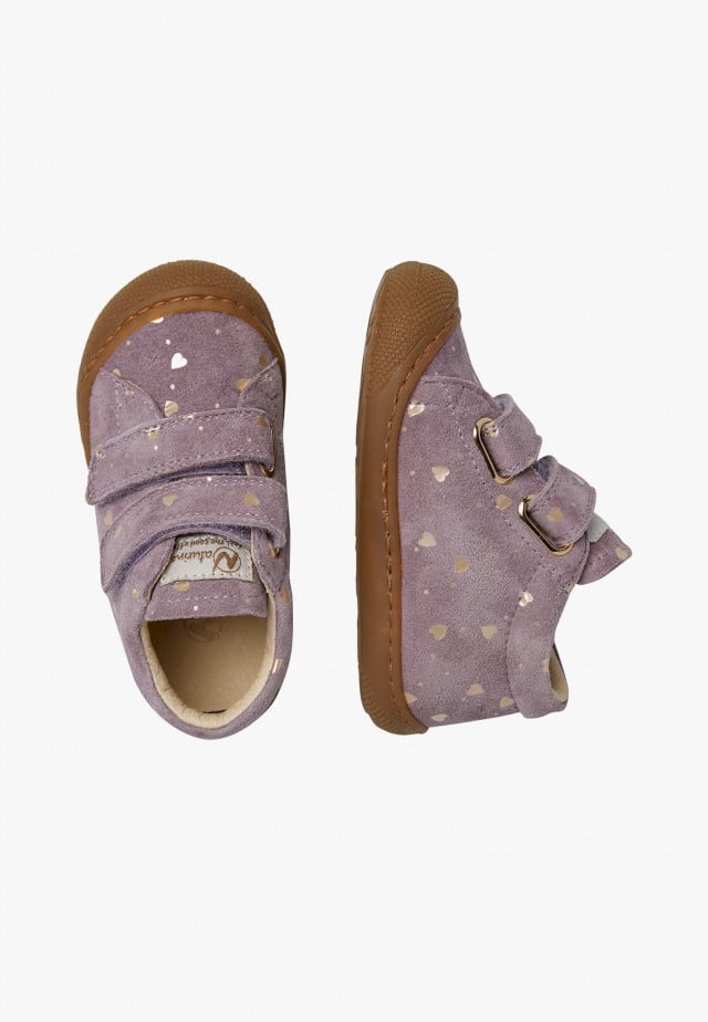 NATURINO COCOON VLLauflernschuhe aus Veloursleder, Violett