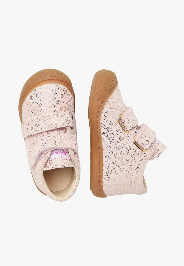 NATURINO COCOON VLLauflernschuhe aus Veloursleder, Rosa