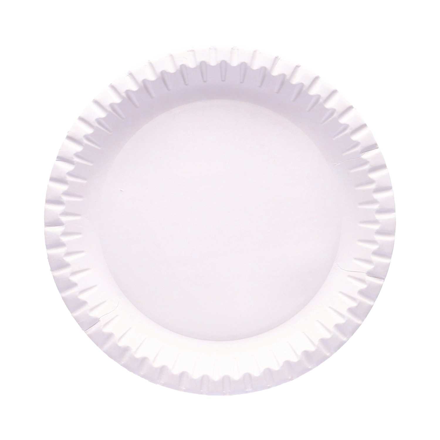 Heku Pappteller kompostierbar Ø 23 cm weiß 20er