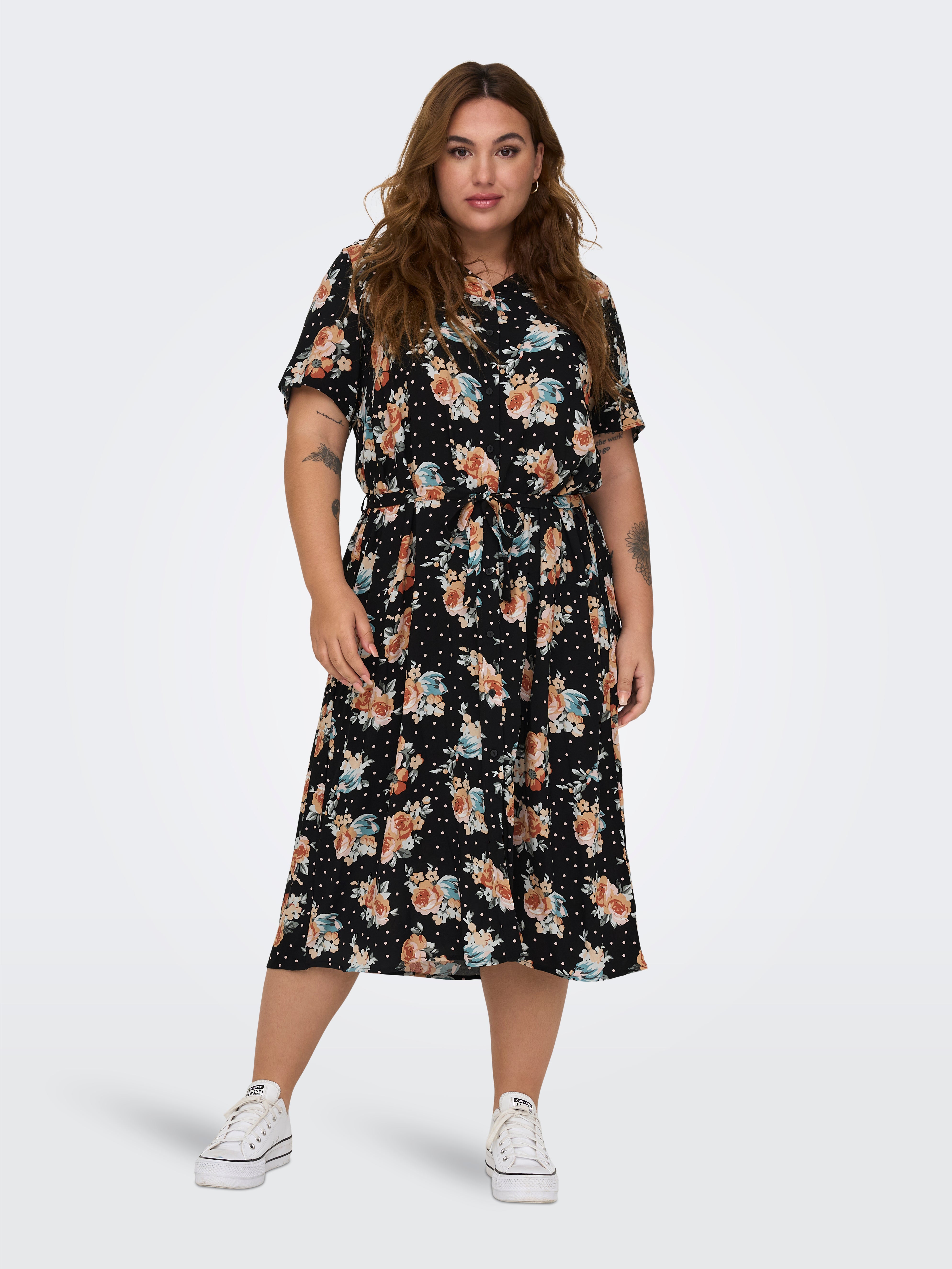 CARCILLE-TUKZU Langes Kleid Black