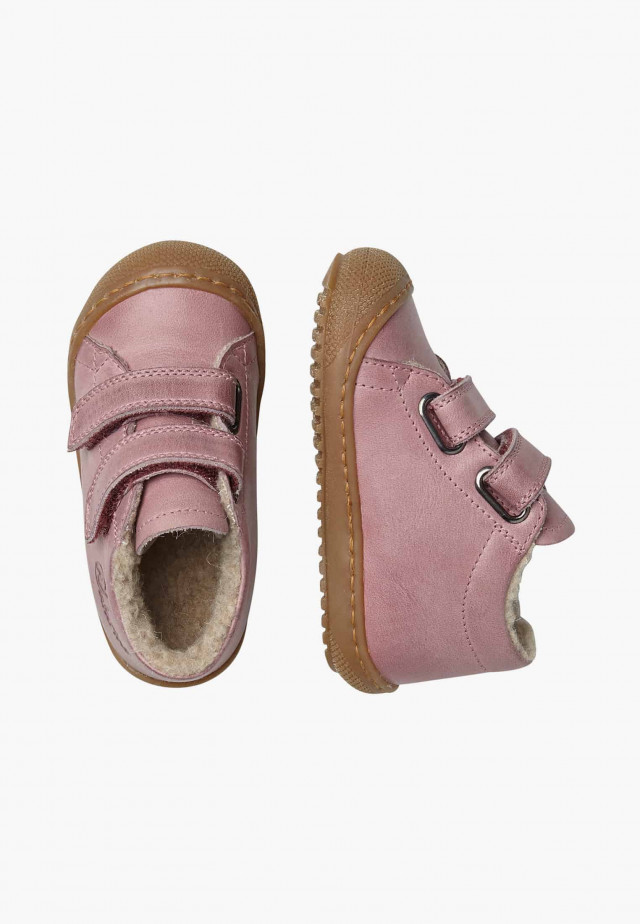 NATURINO RACOON VLLauflernschuhe mit Wollfutter, Rosa