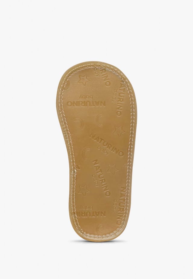 NATURINO PLOTE 2Krabbelschuhe mit Schleife, Platin