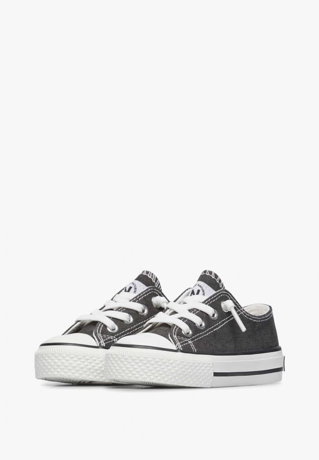 NATURINO AYASY.Sneakers aus Stoff, Schwarz