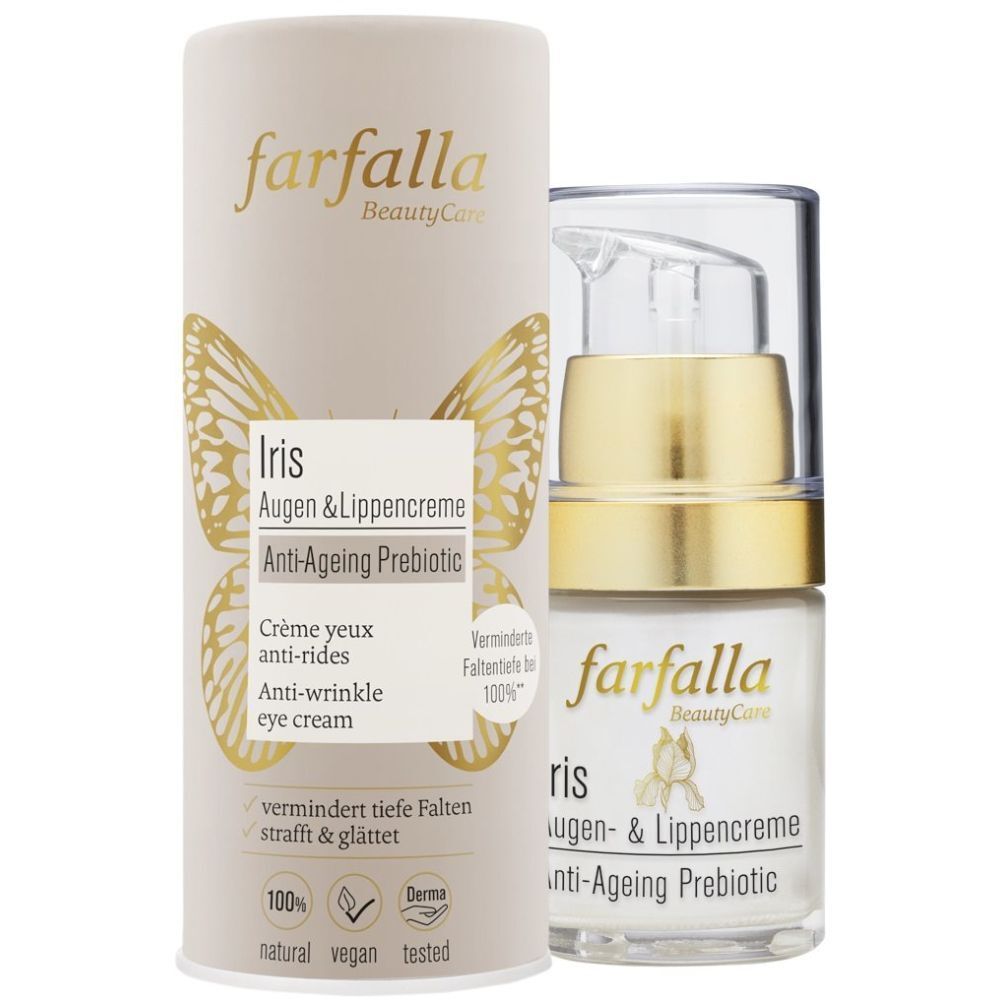 Farfalla Iris Anti-Aging Prebiotic Augen-und Lippencreme 15ml