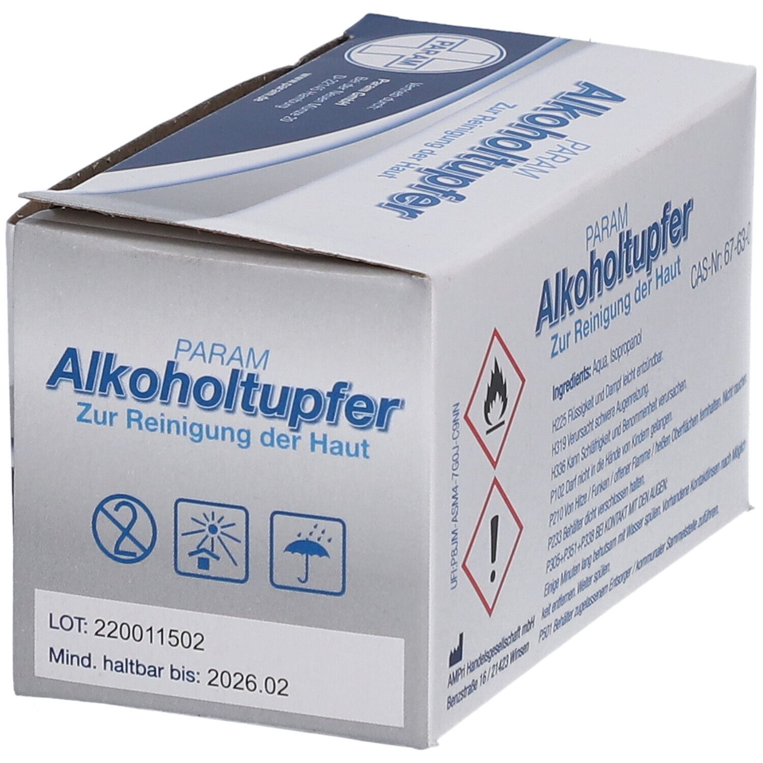 PARAM Alkoholtupfer