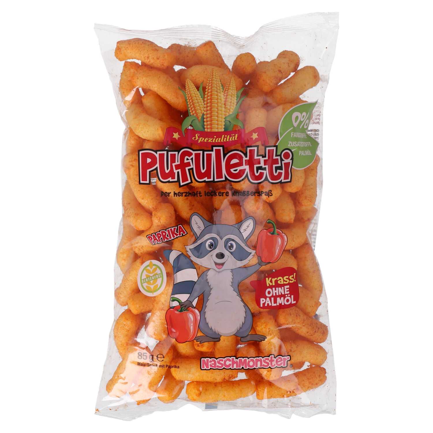 Knabbergebäck Pufuletti, Paprika