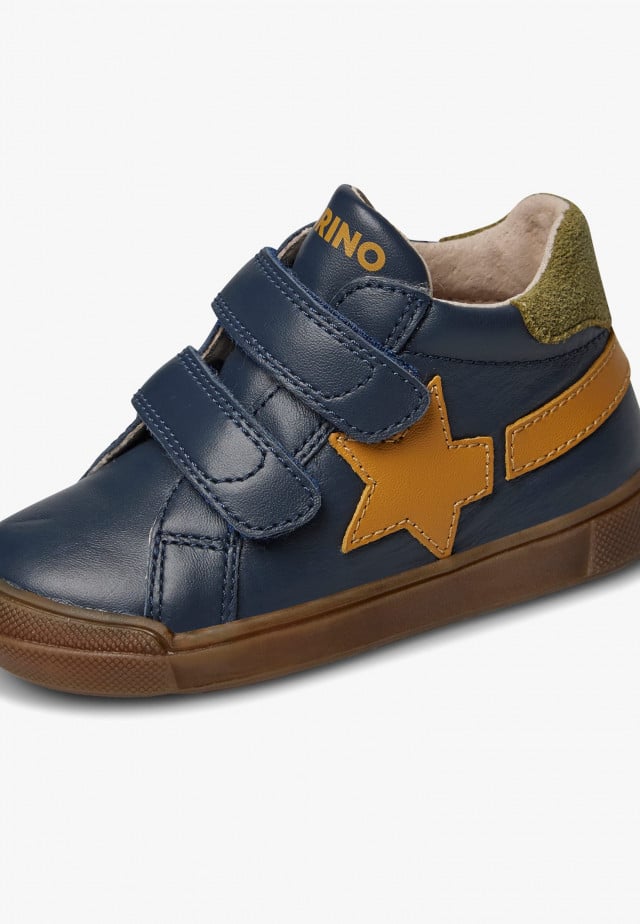 NATURINO SINGERY VL.Sneakers aus Leder, Marineblau