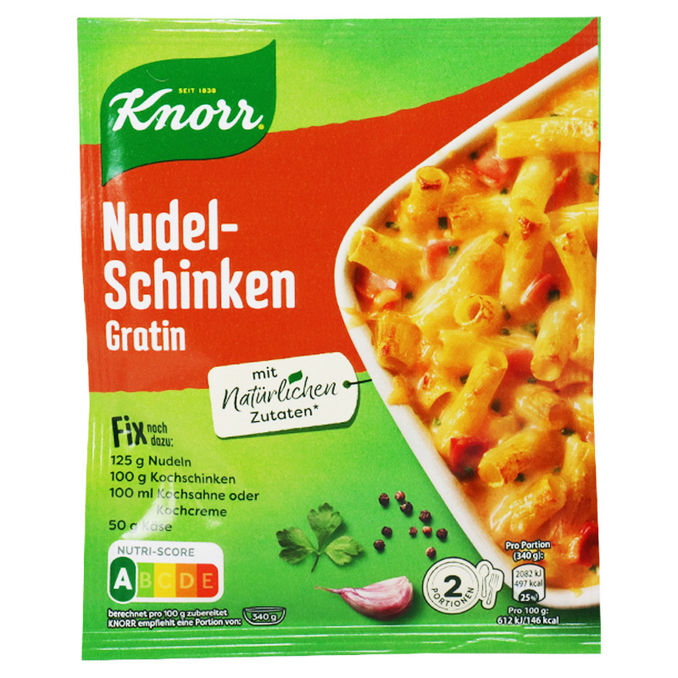 Fix Nudel-Schinken Gratin, 32g von Knorr