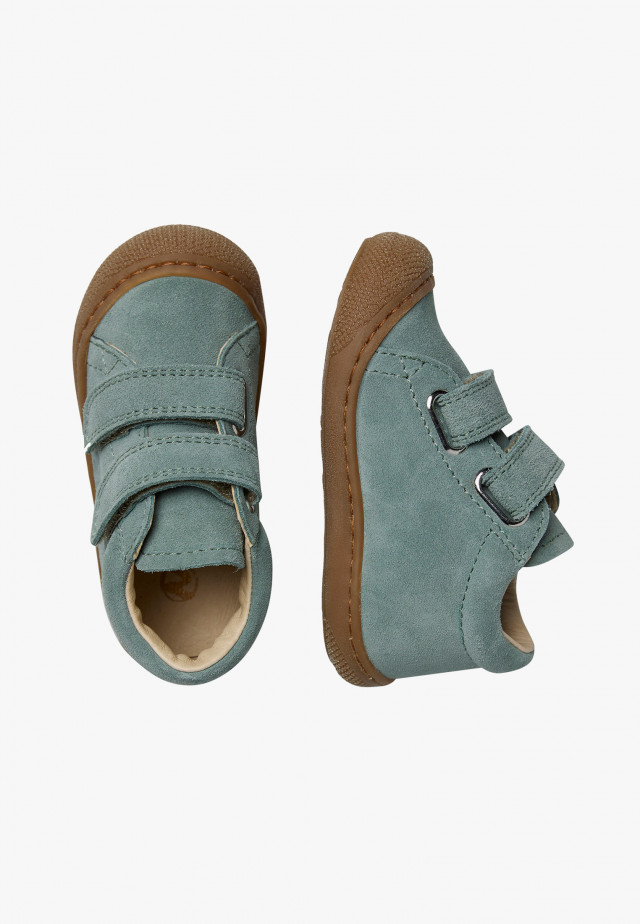 NATURINO COCOON VLLauflernschuhe aus Veloursleder, Salbei