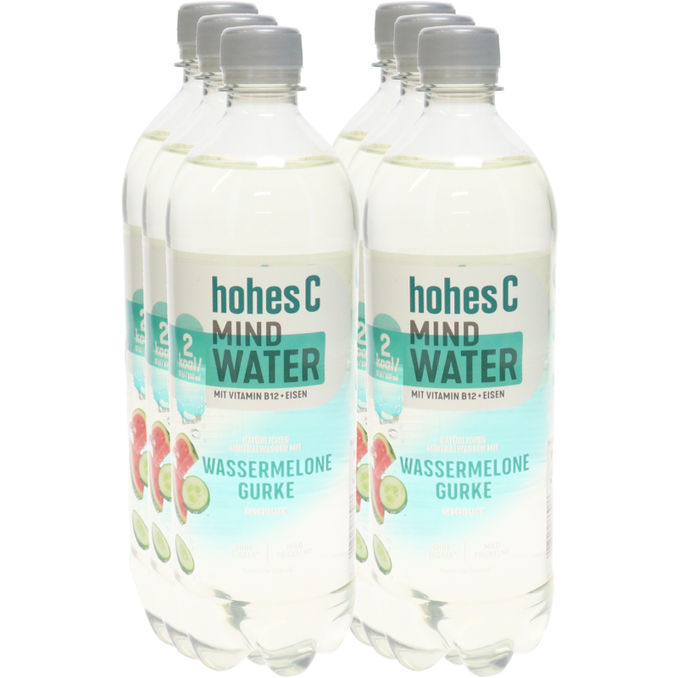 Mind Water, 6er Pack (EINWEG) zzgl. Pfand, 6x0,75L von Hohes C