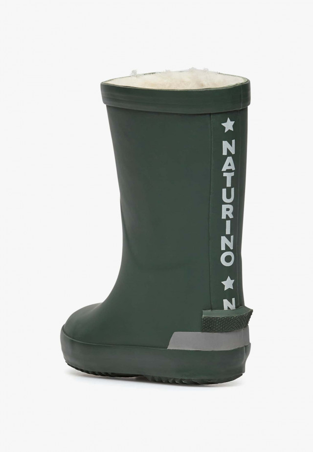 NATURINO RAINBOOT WARM.Regenstiefel, Dunkelgrün
